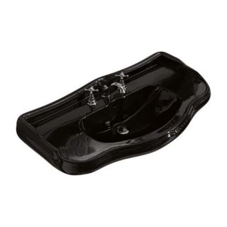 Керамическая нога под раковину Kerasan Retro 108304 (1шт) черная